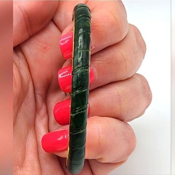 Vintage GUCCI Bracelet,  24 kt gold plated snakeskin - Picture 4 of 9